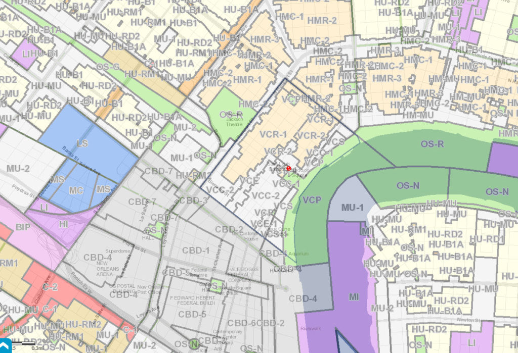 Zoning Designation vs. Land Use Designation, New Orleans LA